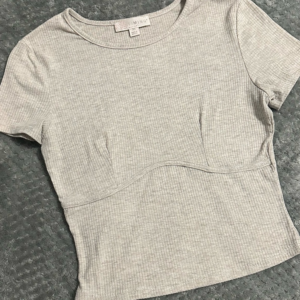 Gray Women's Top